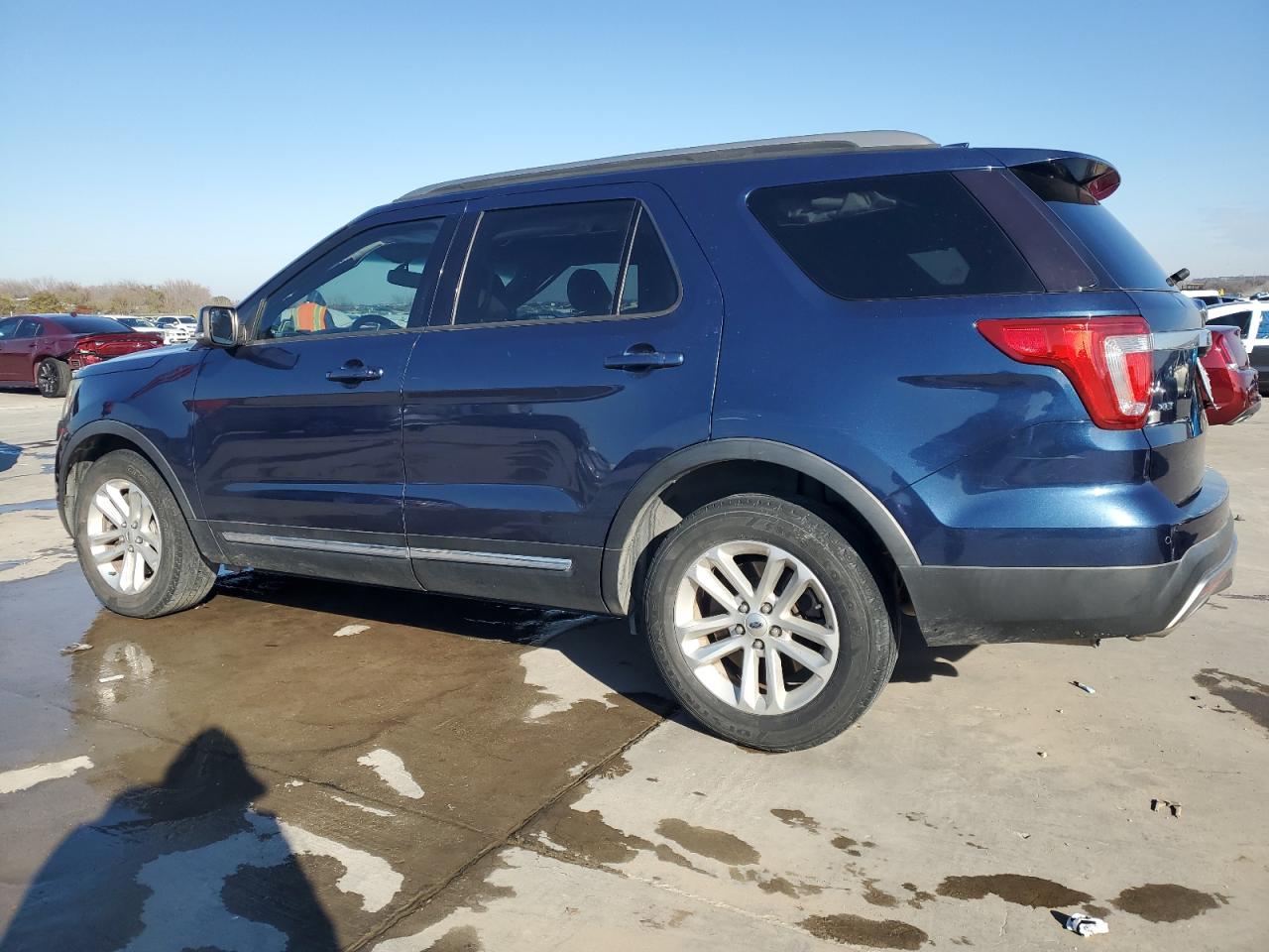2016 Ford Explorer VIN 1FM5K7D89GGB79371 Copart auction photo, side damage thumbnail 2