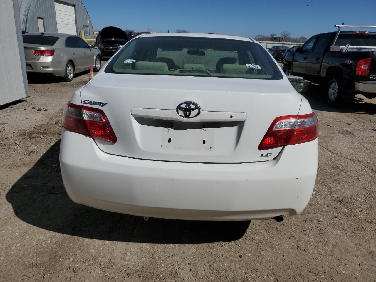2007 Toyota Camry VIN 4T1BE46K27U517275 Copart auction photo, front end / rear end damage thumbnail 6