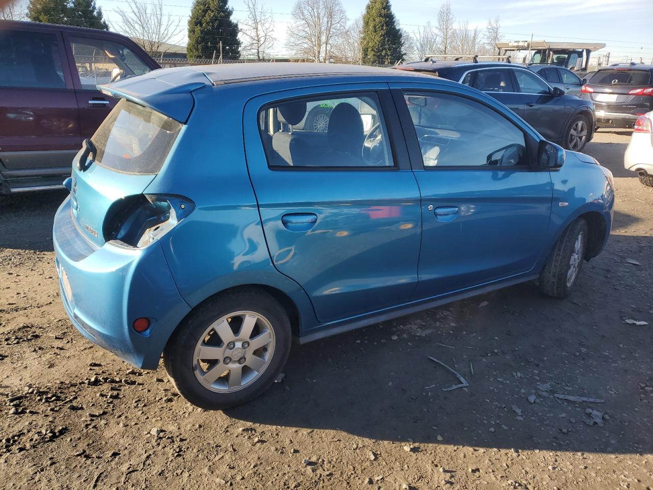 2014 Mitsubishi Mirage VIN ML32A4HJ4EH013520 Copart auction photo, rear end damage thumbnail 3