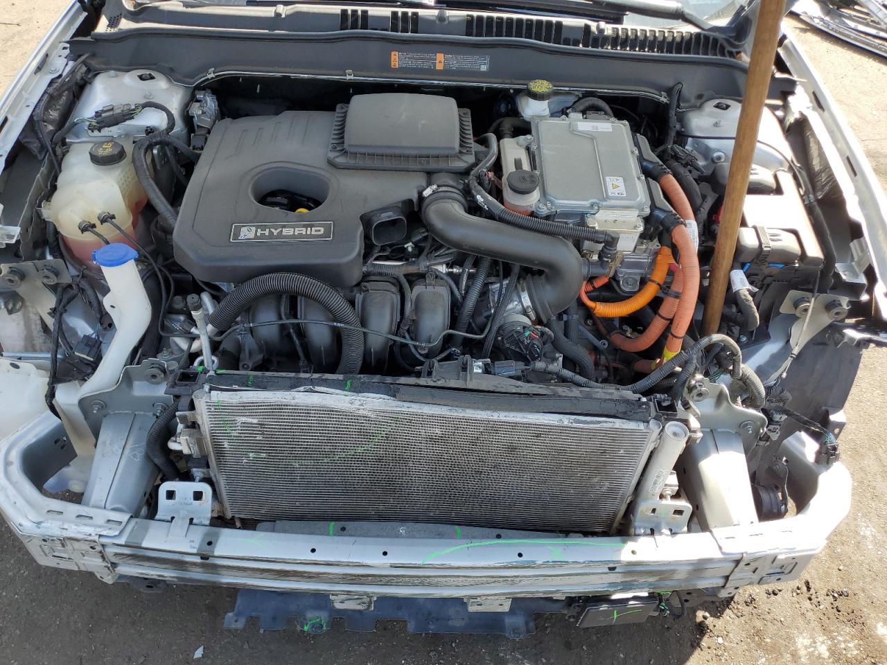 2019 Ford Fusion VIN 3FA6P0LU5KR110474 Copart auction photo, front end damage thumbnail 11