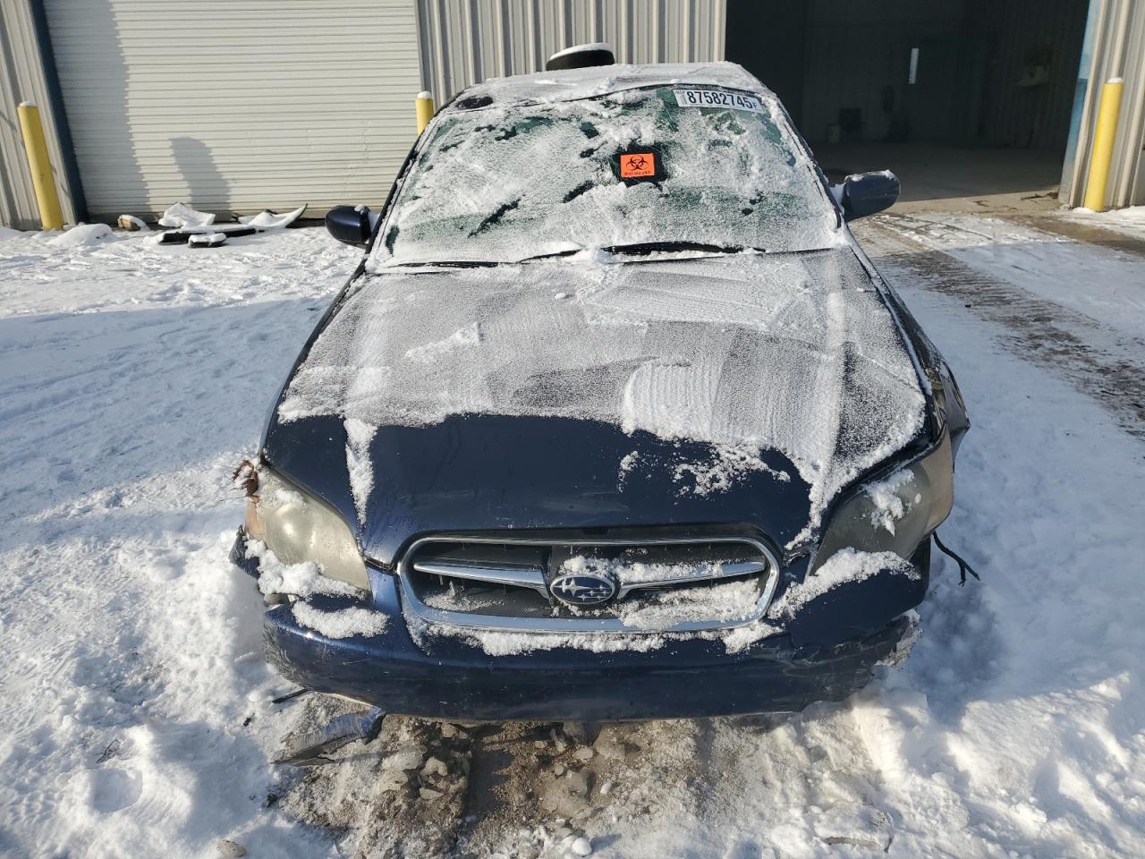 2005 Subaru Legacy VIN 4S3BL616857221415 Copart auction photo, all over damage thumbnail 5