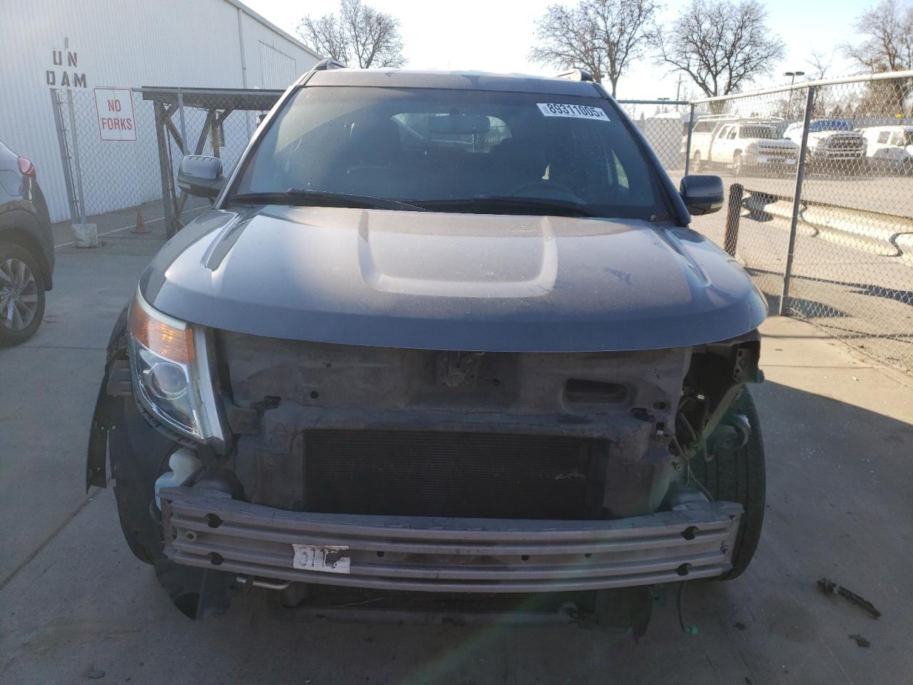 2011 Ford Explorer VIN 1FMHK7F87BGA11831 Copart auction photo, front end damage thumbnail 5
