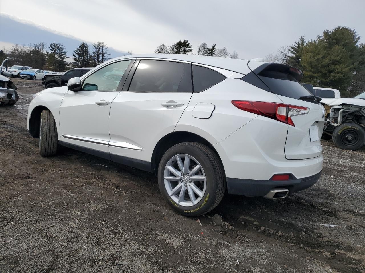 2022 Acura RDX VIN 5J8TC2H34NL015090 Copart auction photo, side / undercarriage damage thumbnail 2
