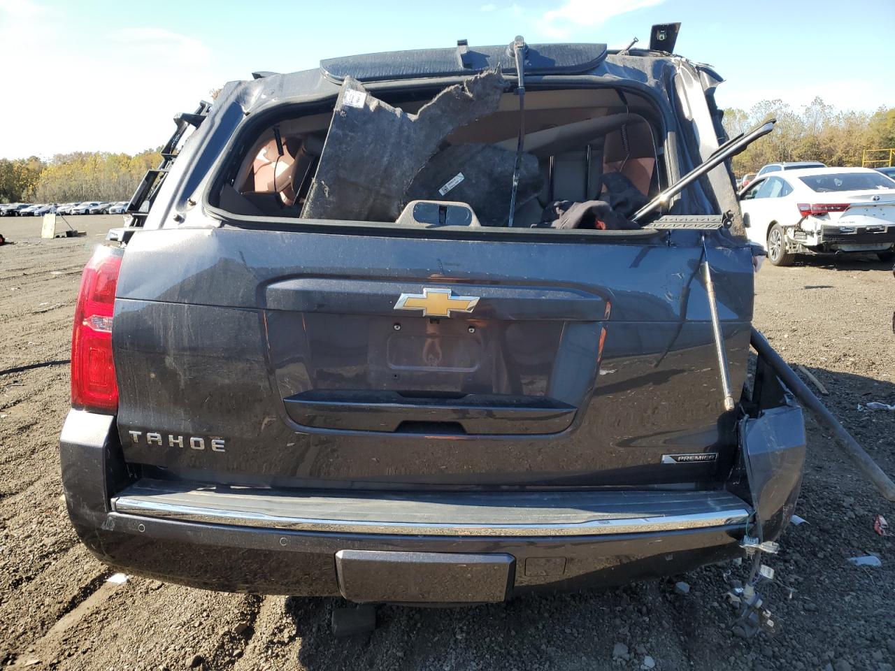 2017 Chevrolet Tahoe VIN 1GNSKCKC7HR183620 Copart auction photo, all over / rollover damage thumbnail 6