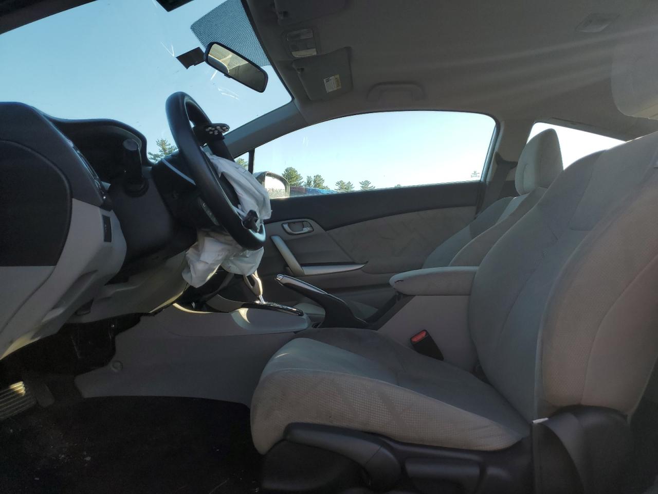 2013 Honda Civic VIN 2HGFG3B55DH530841 Copart auction photo, front end / frame damage damage thumbnail 7