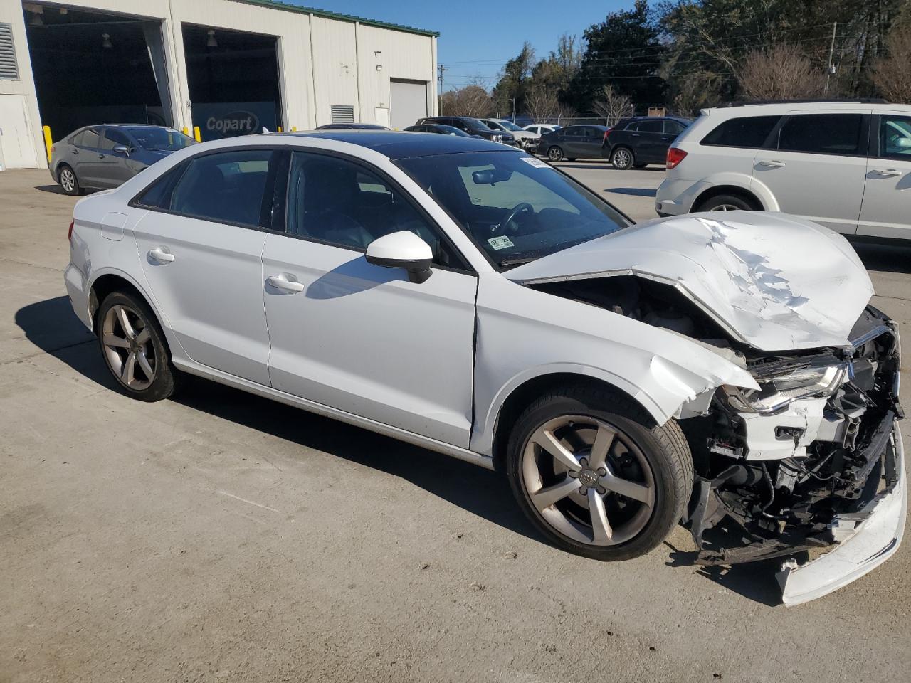 2016 Audi A3 VIN WAUB8GFF3G1014448 Copart auction photo, front end damage thumbnail 4
