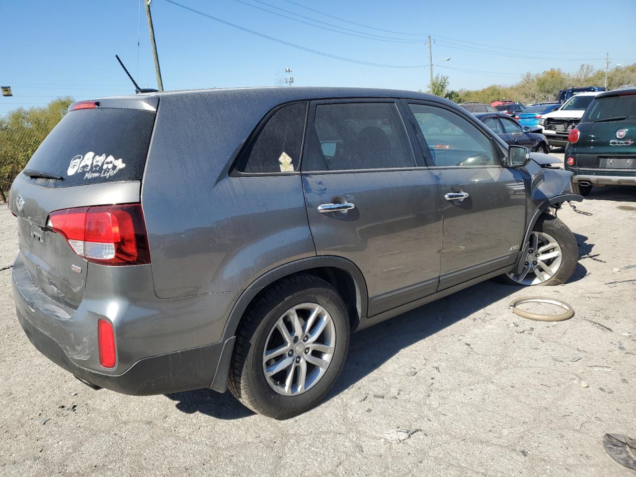 2014 KIA Sorento VIN 5XYKTCA60EG532404 Copart auction photo, front end / minor dent/scratches damage thumbnail 3