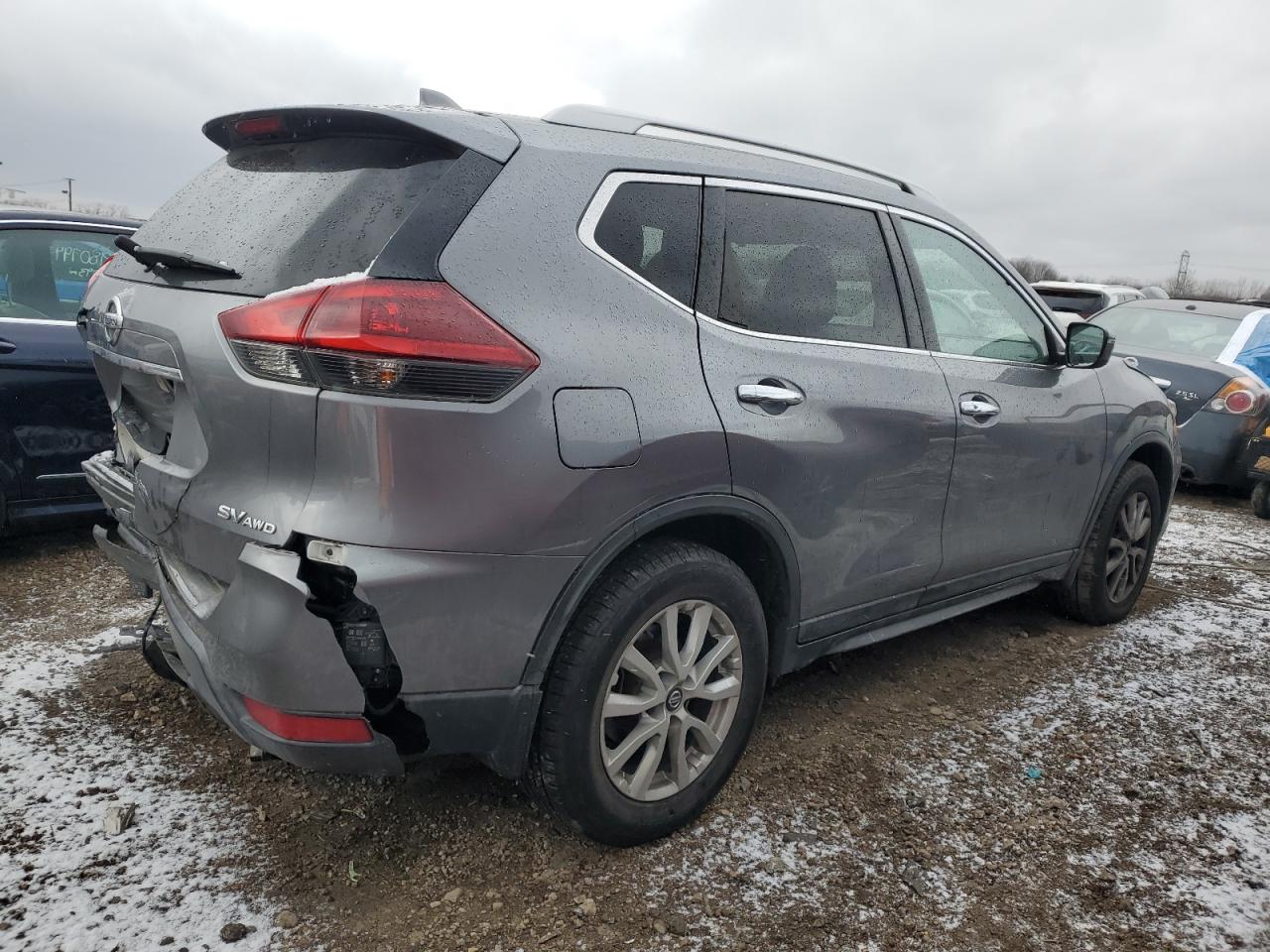 2018 Nissan Rogue VIN KNMAT2MV9JP618343 Copart auction photo, front end damage thumbnail 3