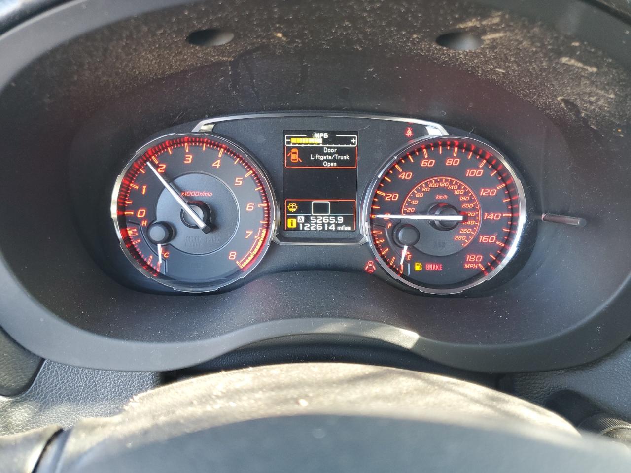 2016 Subaru WRX VIN JF1VA1E6XG9835105 Copart auction photo, rollover damage thumbnail 9