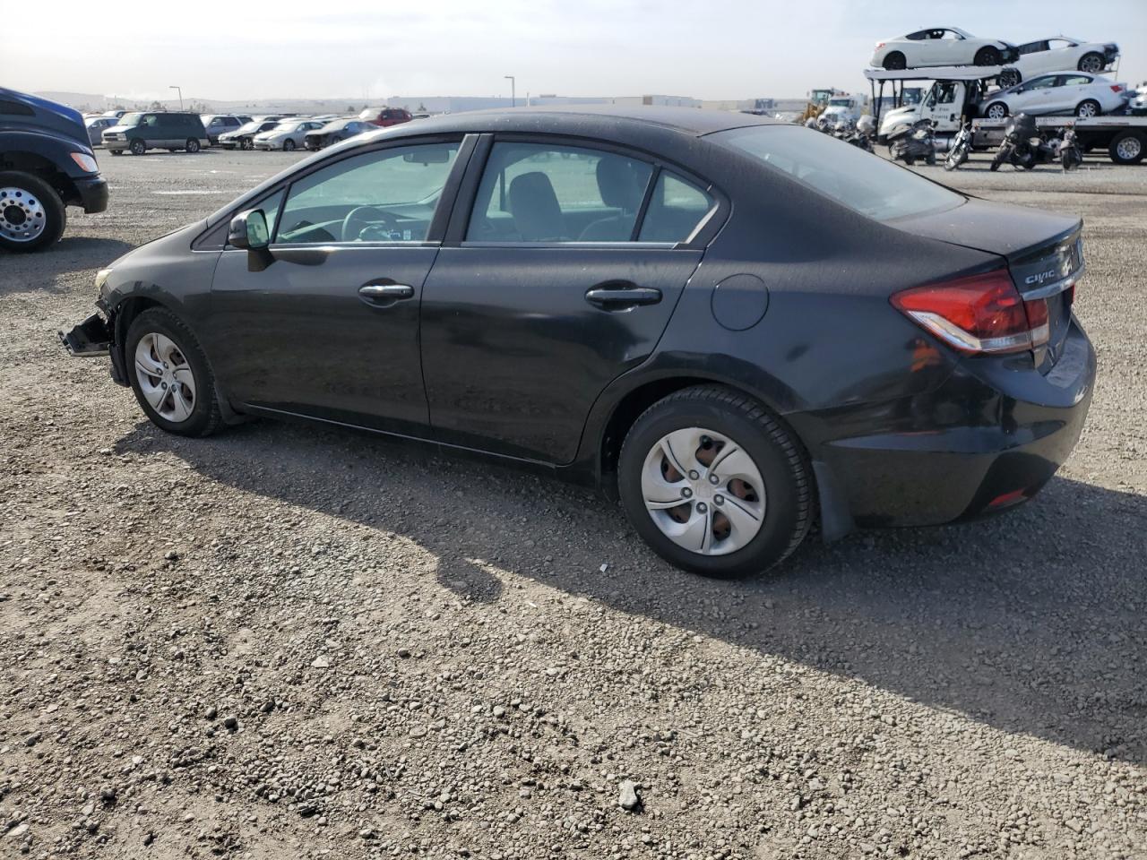 2013 Honda Civic VIN 19XFB2F54DE274527 Copart auction photo, front end damage thumbnail 2