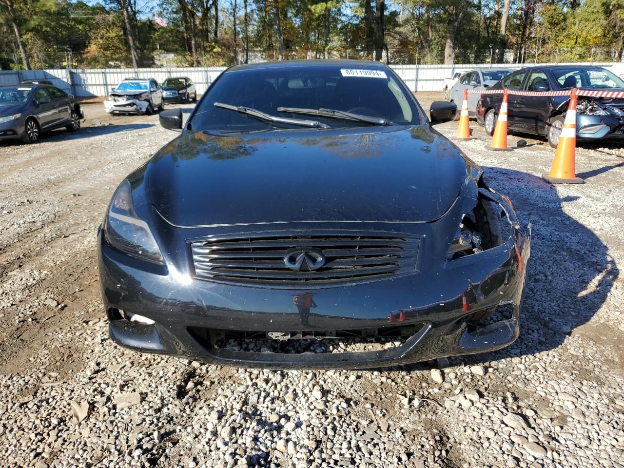 2008 Infiniti G VIN JNKCV64E68M120590 Copart auction photo, front end / rear end damage thumbnail 5