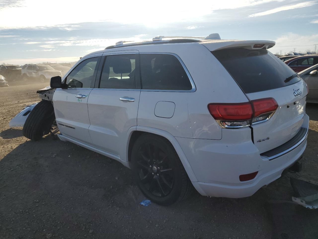 2018 Jeep Grand Cherokee VIN 1C4RJFCG3JC183667 Copart auction photo, front end / side damage thumbnail 2