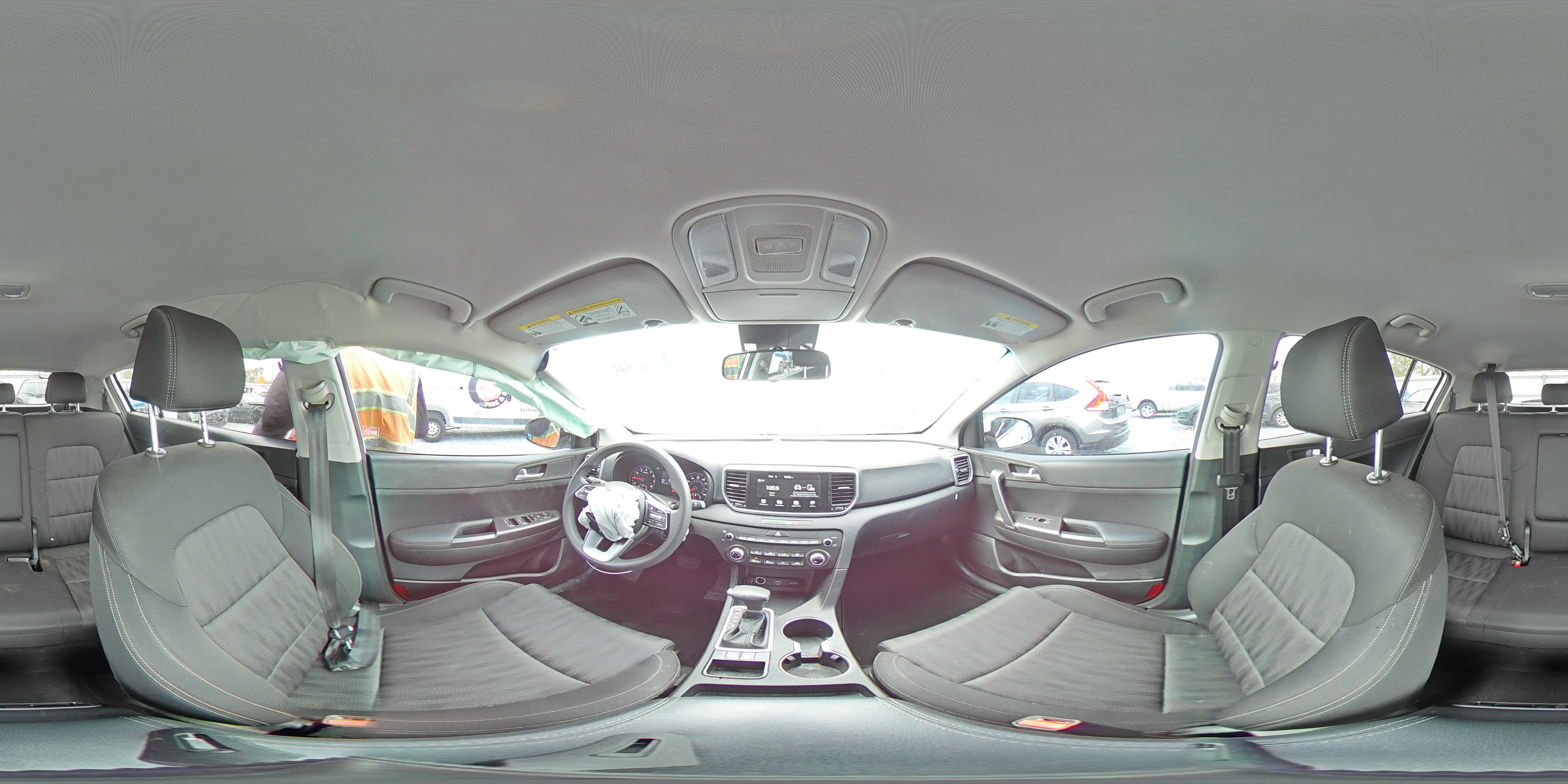 2021 KIA Sportage VIN KNDPM3ACXM7915352 Copart auction photo, front end / rear end damage thumbnail 13