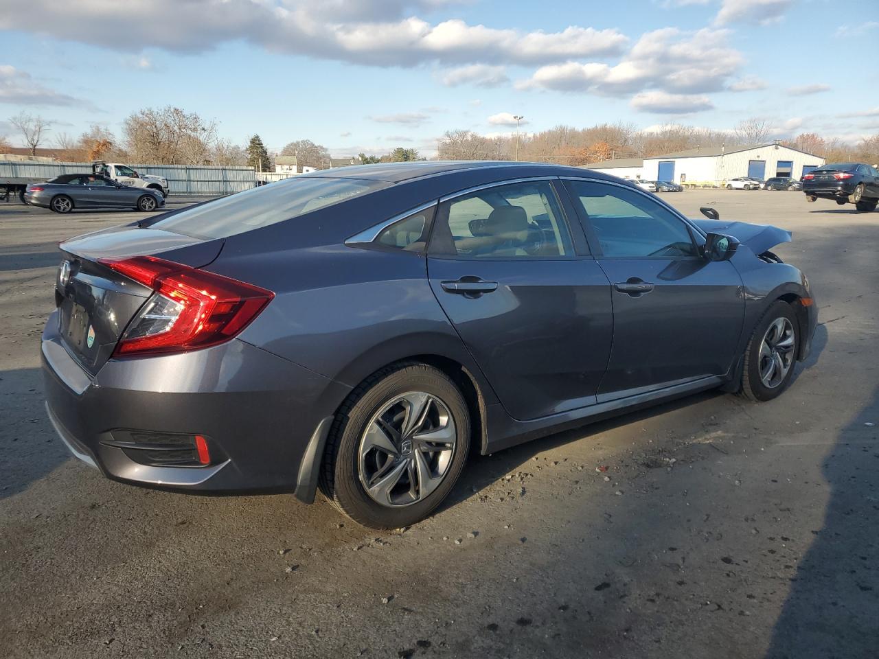 2019 Honda Civic VIN 2HGFC2F67KH547016 Copart auction photo, front end damage thumbnail 3