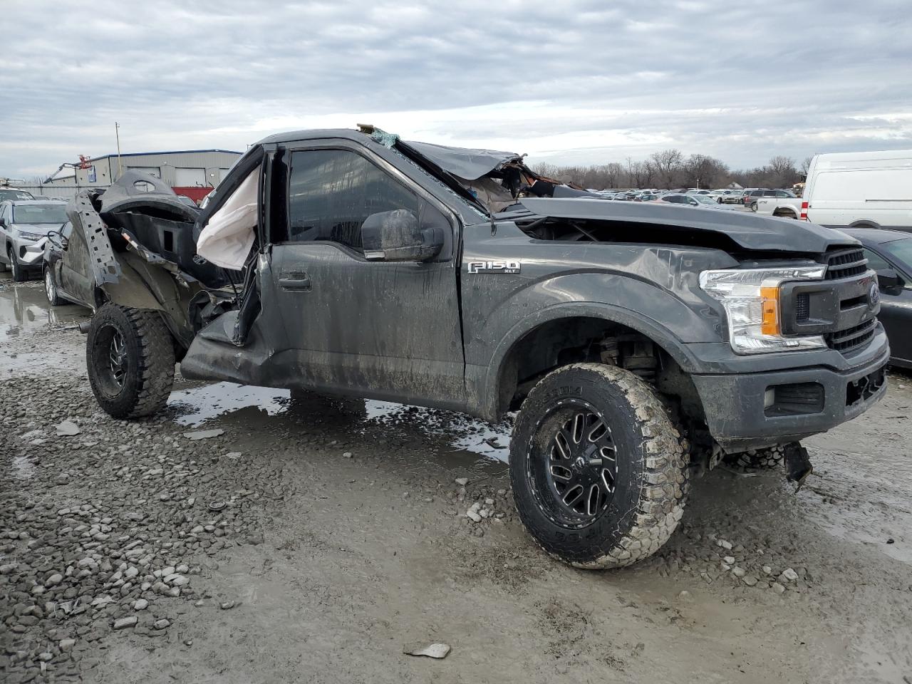 2018 Ford F-150 VIN 1FTEW1EP3JFE15084 Copart auction photo, rollover damage thumbnail 4