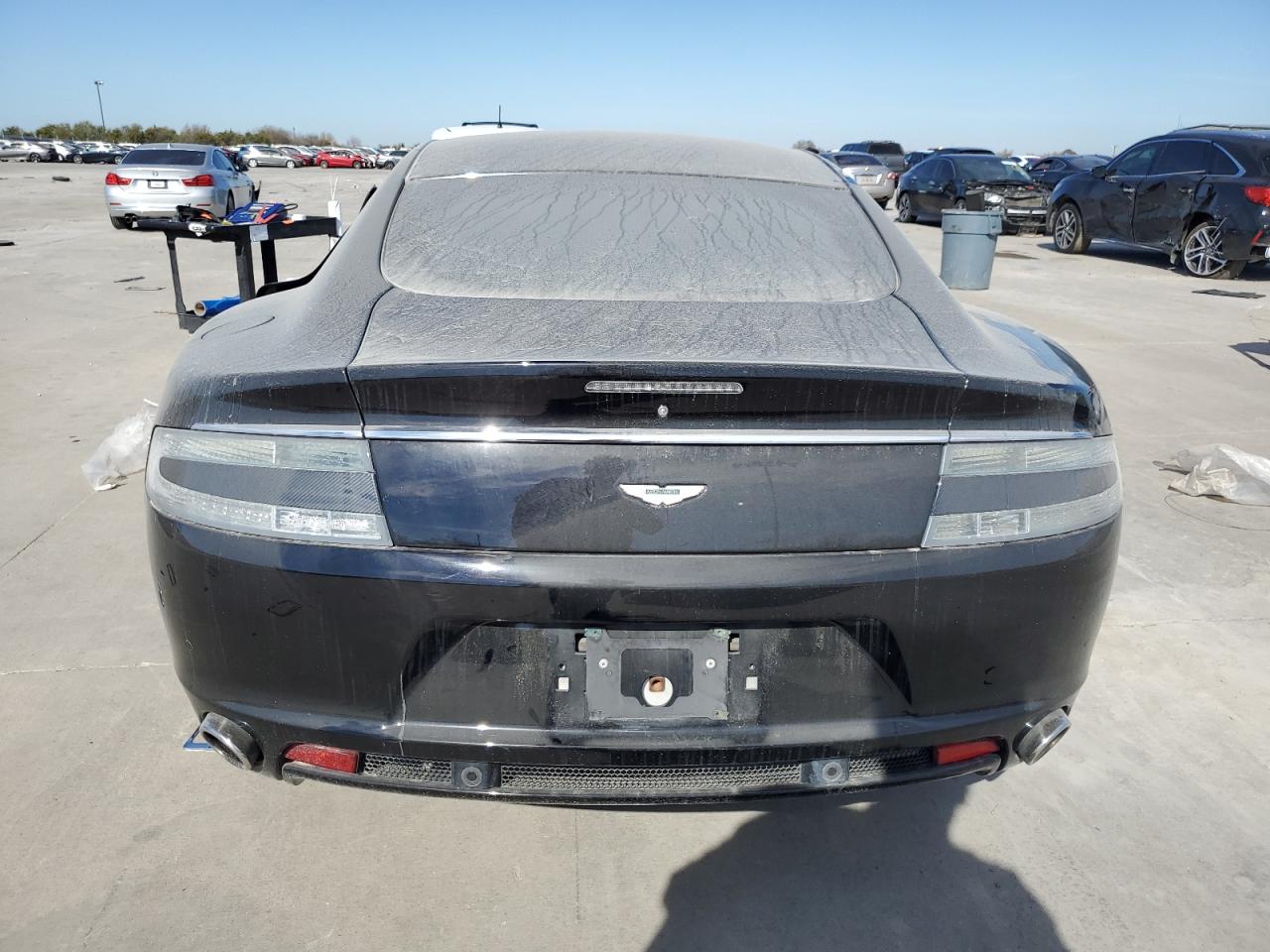 2011 Aston Martin Rapide VIN SCFHDDAJXBAF01954 Copart auction photo, front end / side damage thumbnail 6