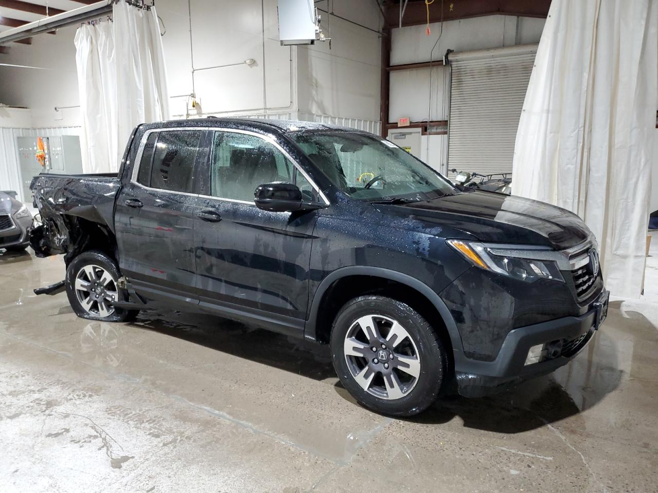 2018 Honda Ridgeline VIN 5FPYK3F59JB009923 Copart auction photo, rear end / side damage thumbnail 4