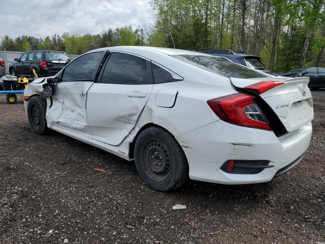 2016 Honda Civic VIN 2HGFC1F43GH106046 Copart auction photo, side / front end damage thumbnail 2