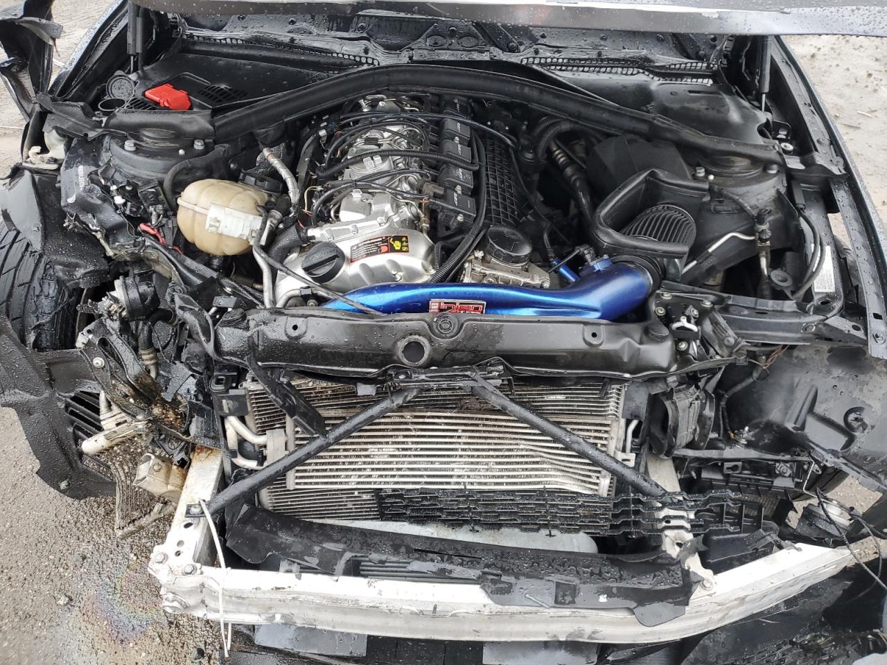 2014 BMW 4er VIN WBA3R1C51EK190013 Copart auction photo, front end damage thumbnail 11