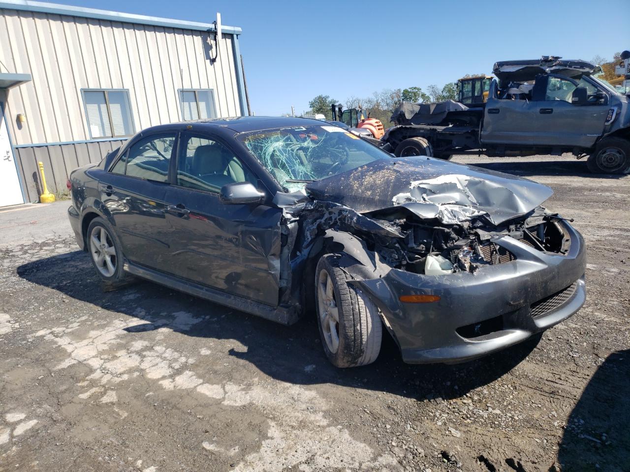 2004 Mazda 6 VIN 1YVFP80D845N31344 Copart auction photo, all over damage thumbnail 4