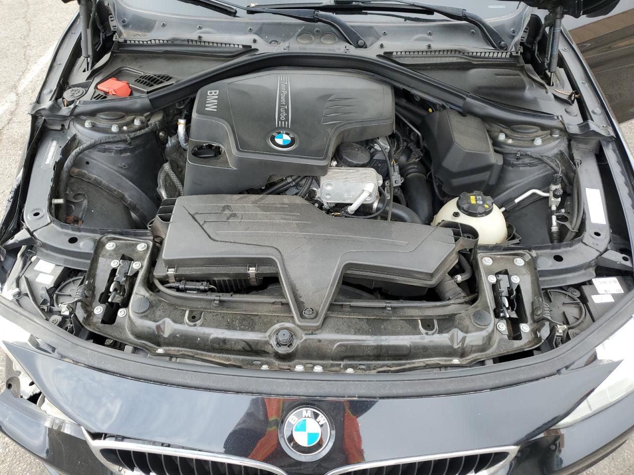 2016 BMW 4er VIN WBA3N7C55GK227727 Copart auction photo, side / front end damage thumbnail 11