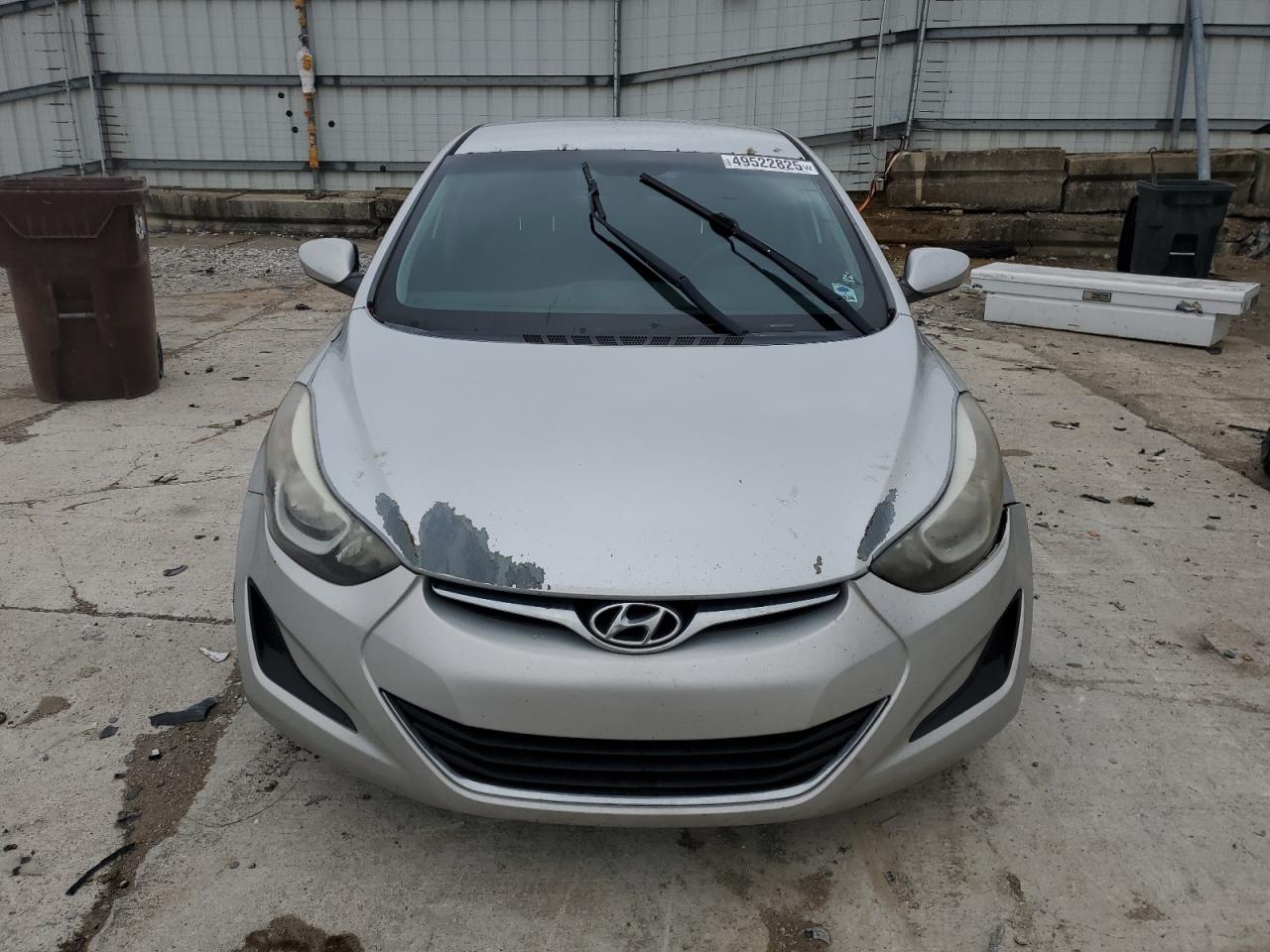 2016 Hyundai Elantra VIN 5NPDH4AE1GH726250 Copart auction photo, front end / rear end damage thumbnail 5