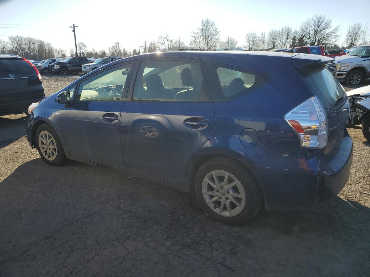 2013 Toyota Prius VIN JTDZN3EU9D3199625 Copart auction photo, side damage thumbnail 2
