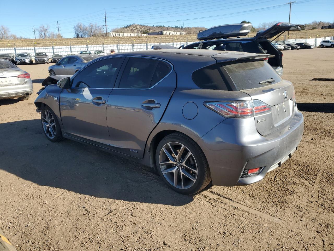 2015 Lexus CT VIN JTHKD5BH3F2213873 Copart auction photo, front end damage thumbnail 2