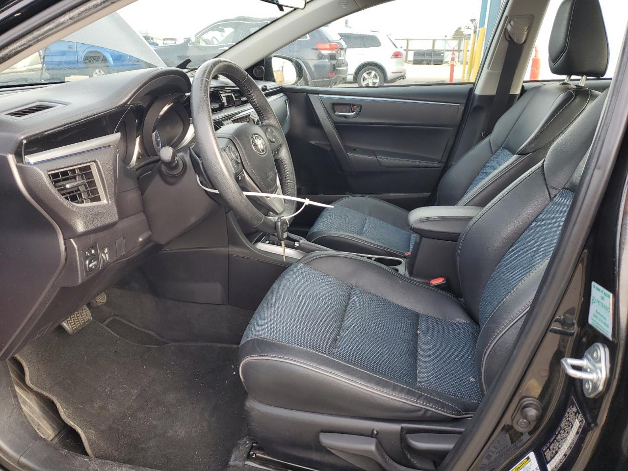 2015 Toyota Corolla VIN 2T1BURHE0FC297190 Copart auction photo, side damage thumbnail 7