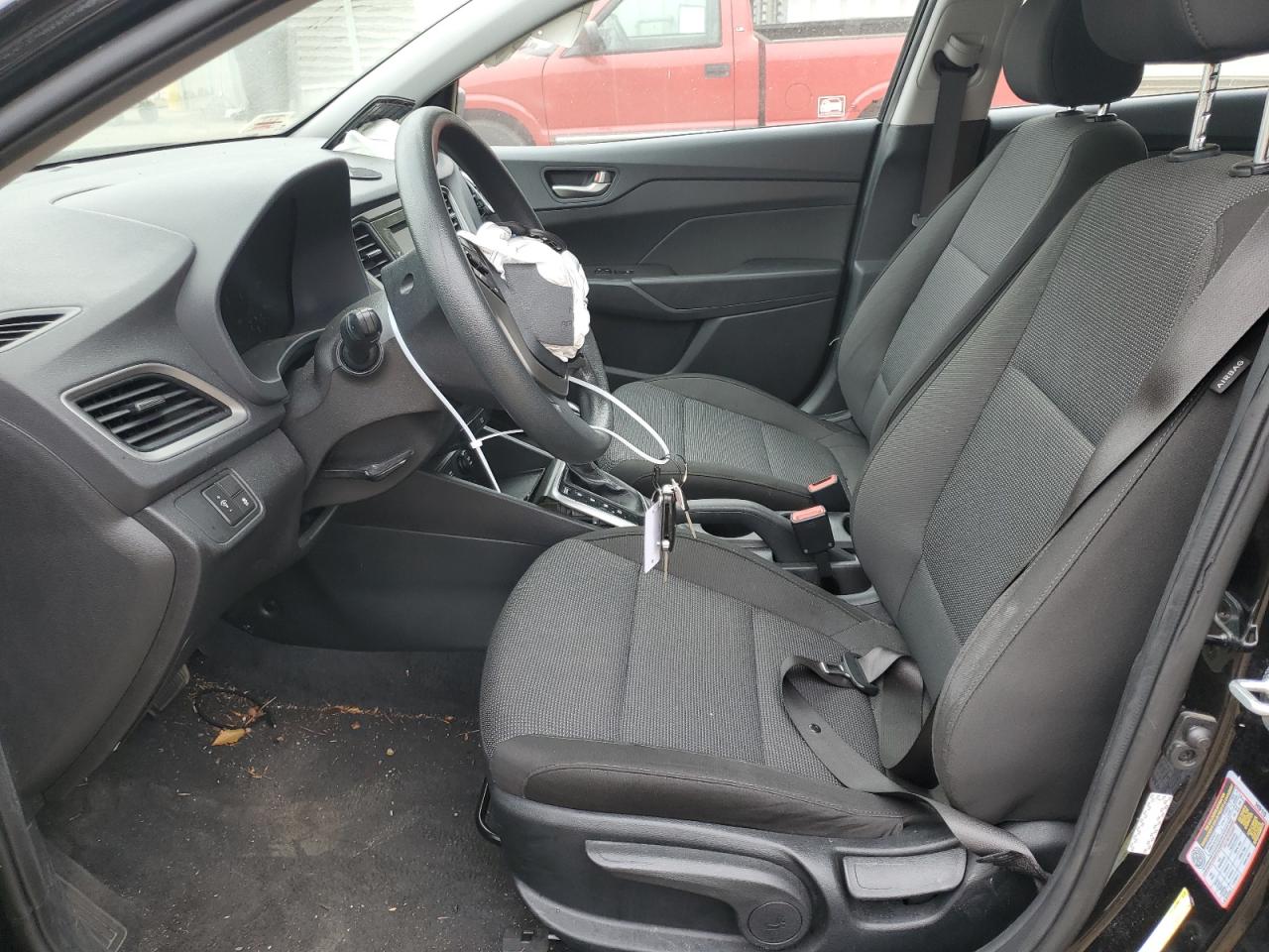 2021 Hyundai Accent VIN 3KPC24A61ME128438 Copart auction photo, all over damage thumbnail 7