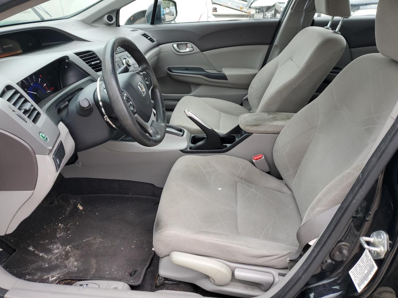 2012 Honda Civic VIN 19XFB2F83CE021529 Copart auction photo, rear end / side damage thumbnail 7