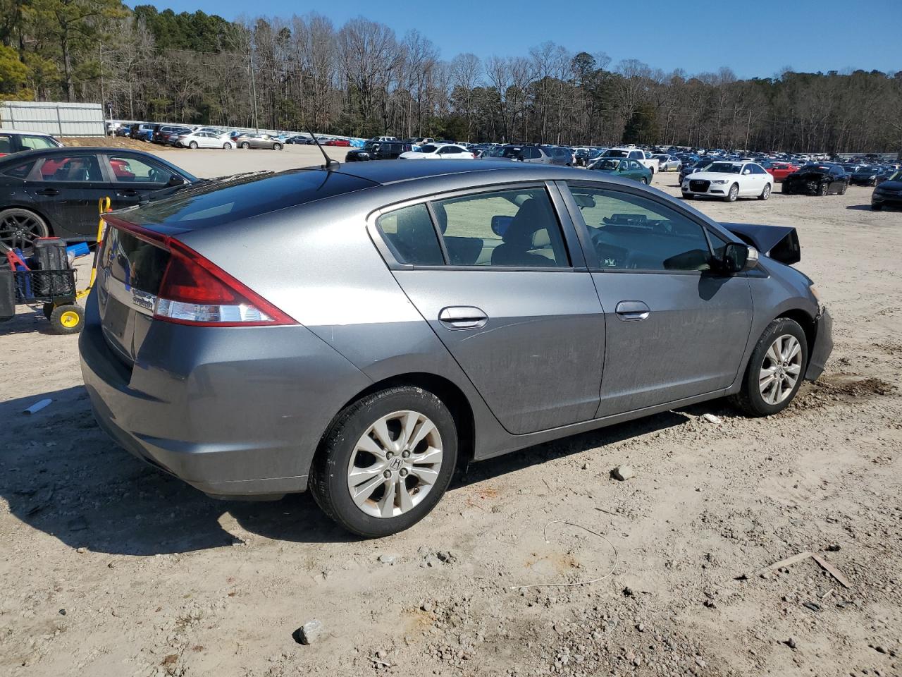 2013 Honda Insight VIN JHMZE2H79DS002103 Copart auction photo, front end damage thumbnail 3