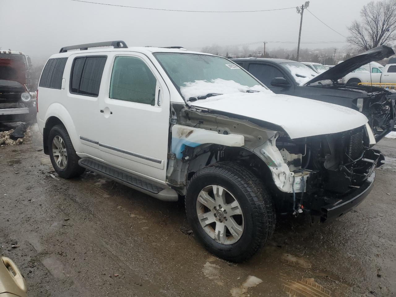 2011 Nissan Pathfinder VIN 5N1AR1NB6BC626658 Copart auction photo, front end / side damage thumbnail 4
