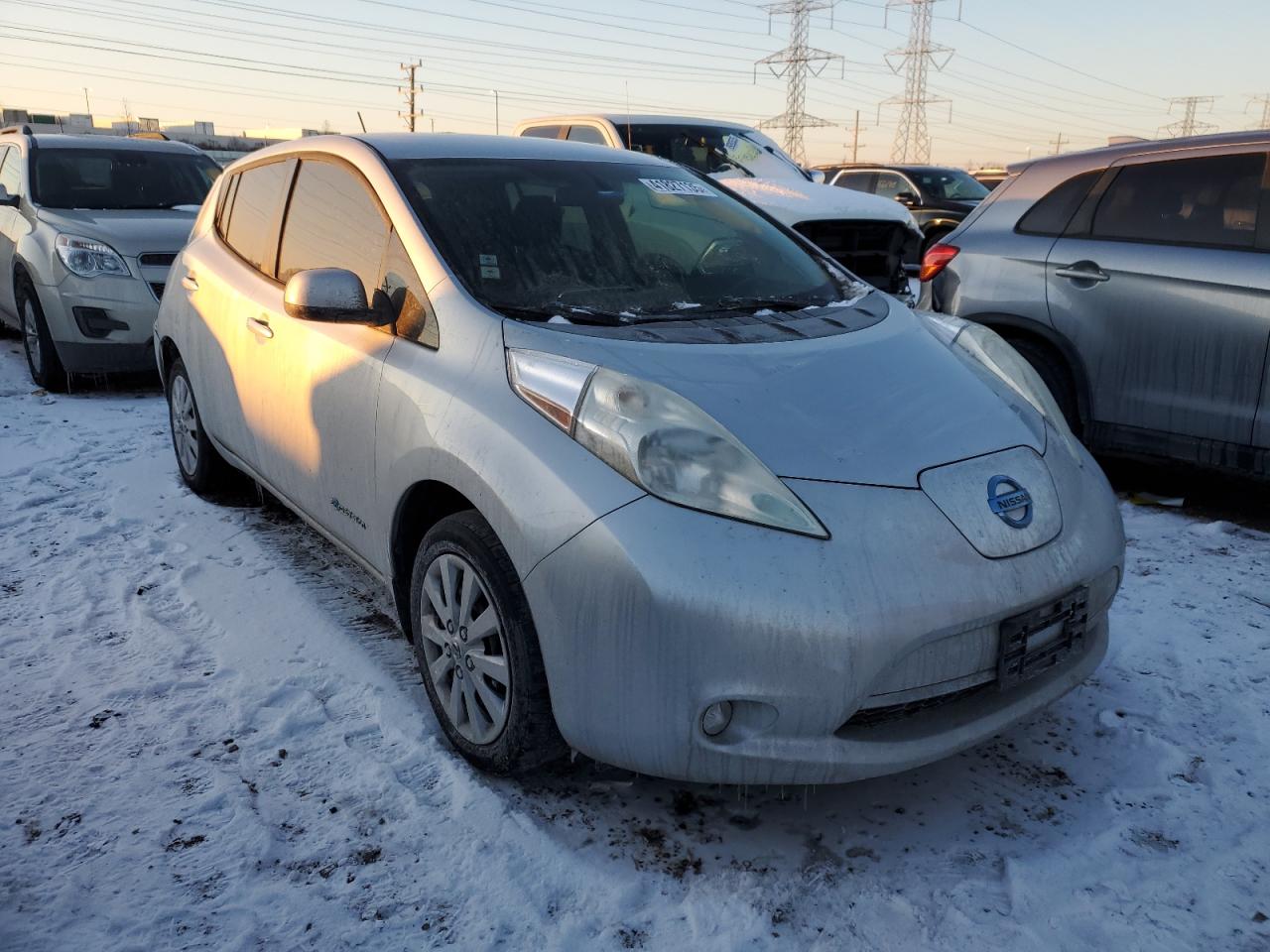 2015 Nissan Leaf VIN 1N4AZ0CP8FC316522 Copart auction photo, rear end damage thumbnail 4