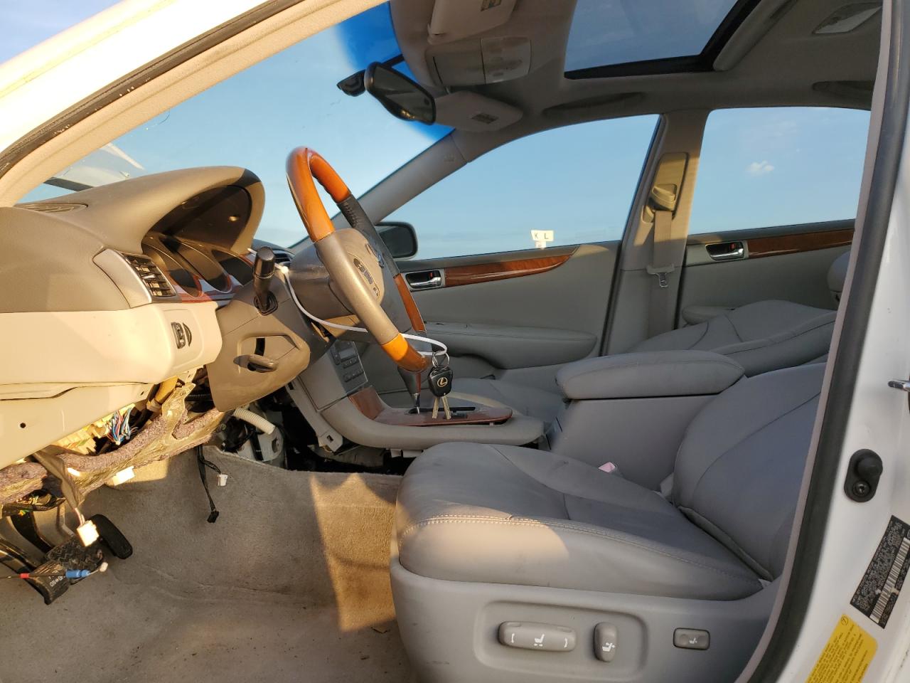 2005 Lexus ES VIN JTHBA30G755089031 Copart auction photo, mechanical damage thumbnail 7