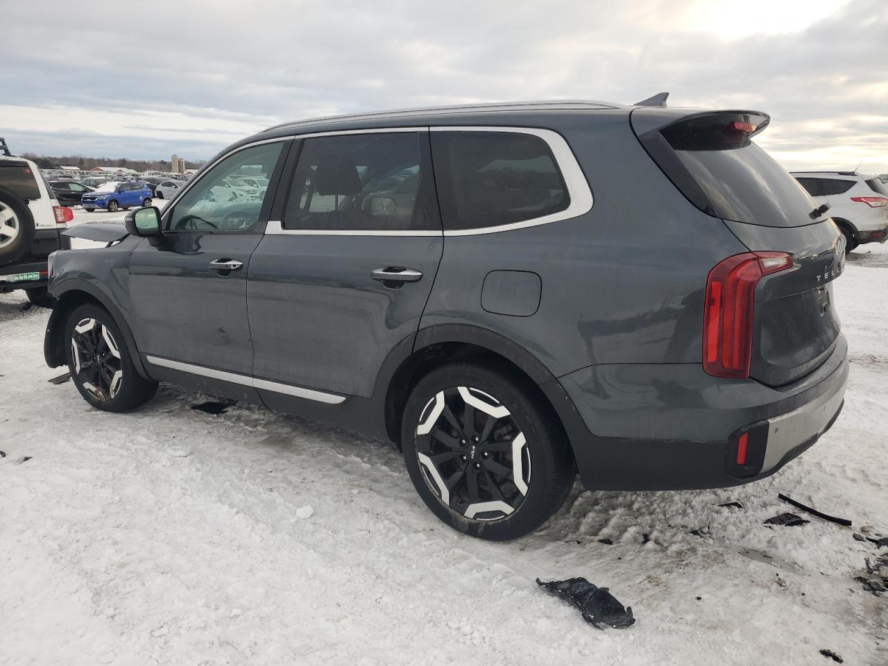 2023 KIA Telluride VIN 5XYP6DGC4PG349784 Copart auction photo, front end damage thumbnail 2