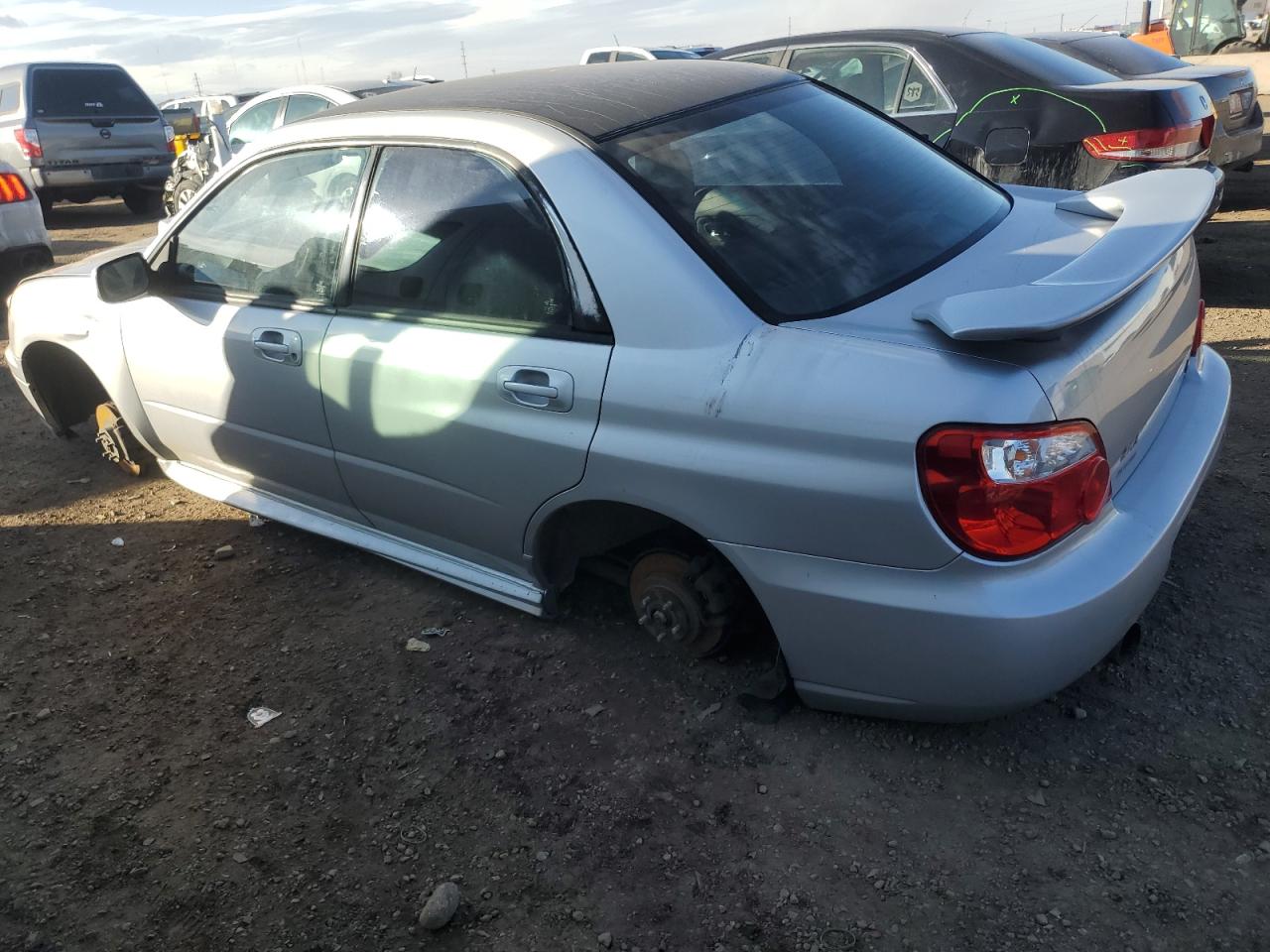 2005 Subaru WRX VIN JF1GD29625G524325 Copart auction photo, undercarriage / stripped damage thumbnail 2