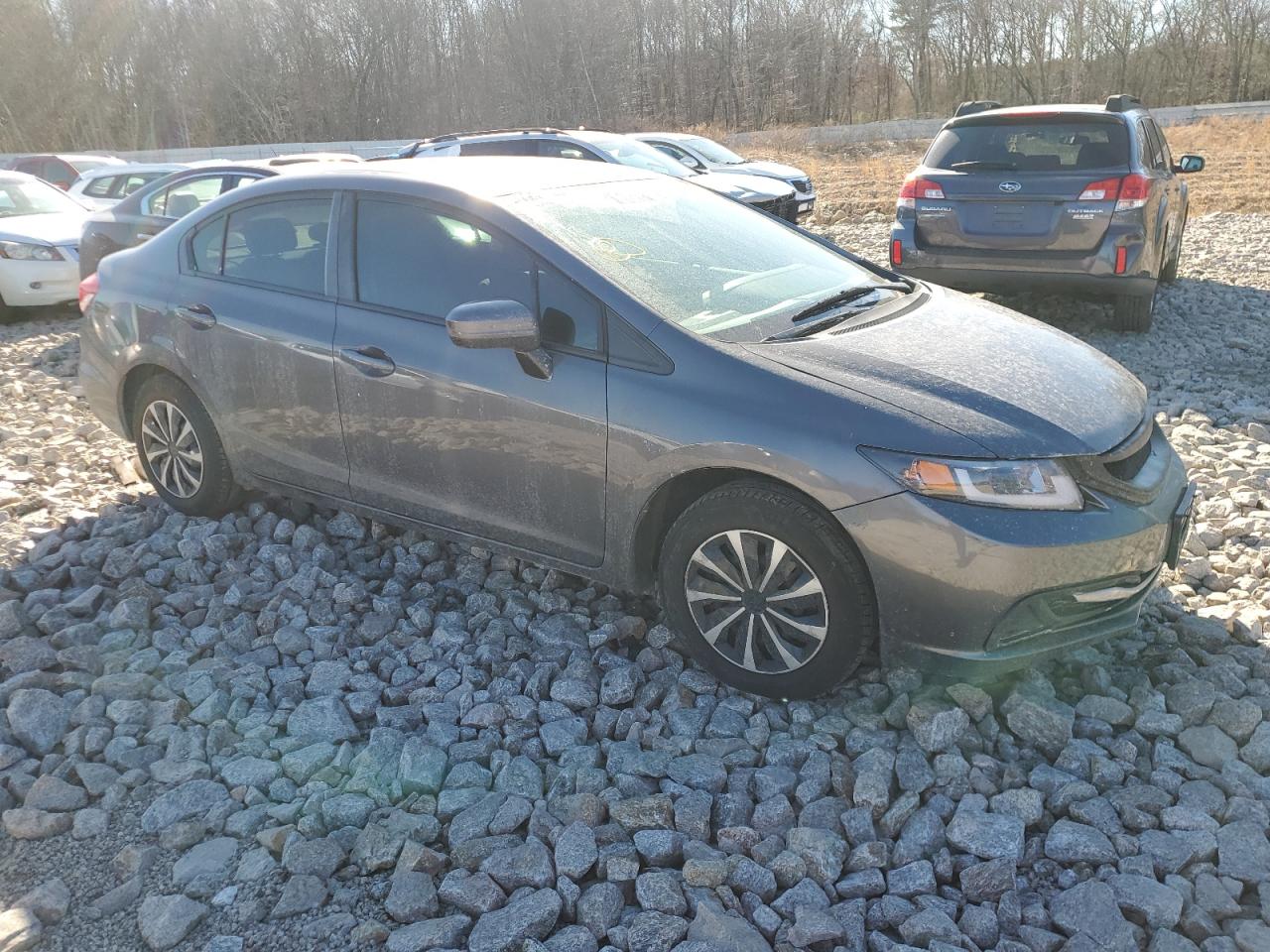 2014 Honda Civic VIN 2HGFB2F53EH510060 Copart auction photo, front end damage thumbnail 4