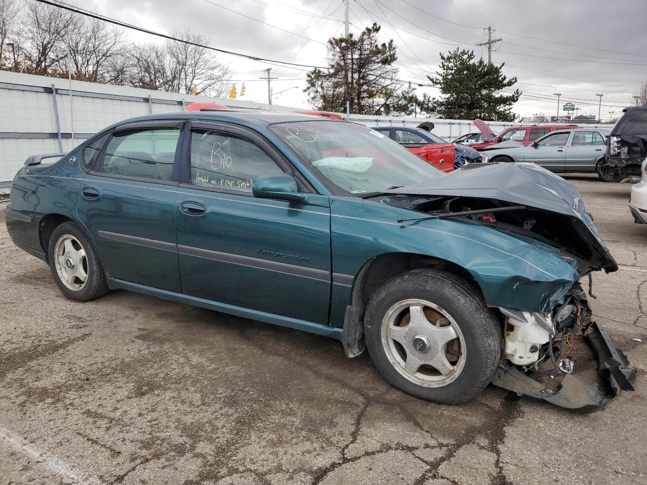 2000 Chevrolet Impala VIN 2G1WH55K6Y9271147 Copart auction photo, front end / undercarriage damage thumbnail 4