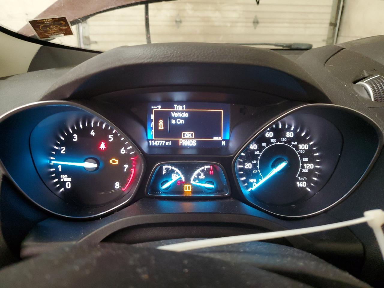 2018 Ford Escape VIN 1FMCU9J92JUA10053 Copart auction photo, front end damage thumbnail 9