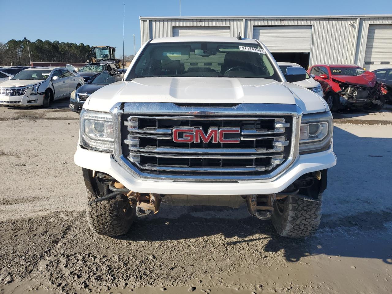 2018 GMC Sierra VIN 3GTU2NEJXJG643799 Copart auction photo, side damage thumbnail 5