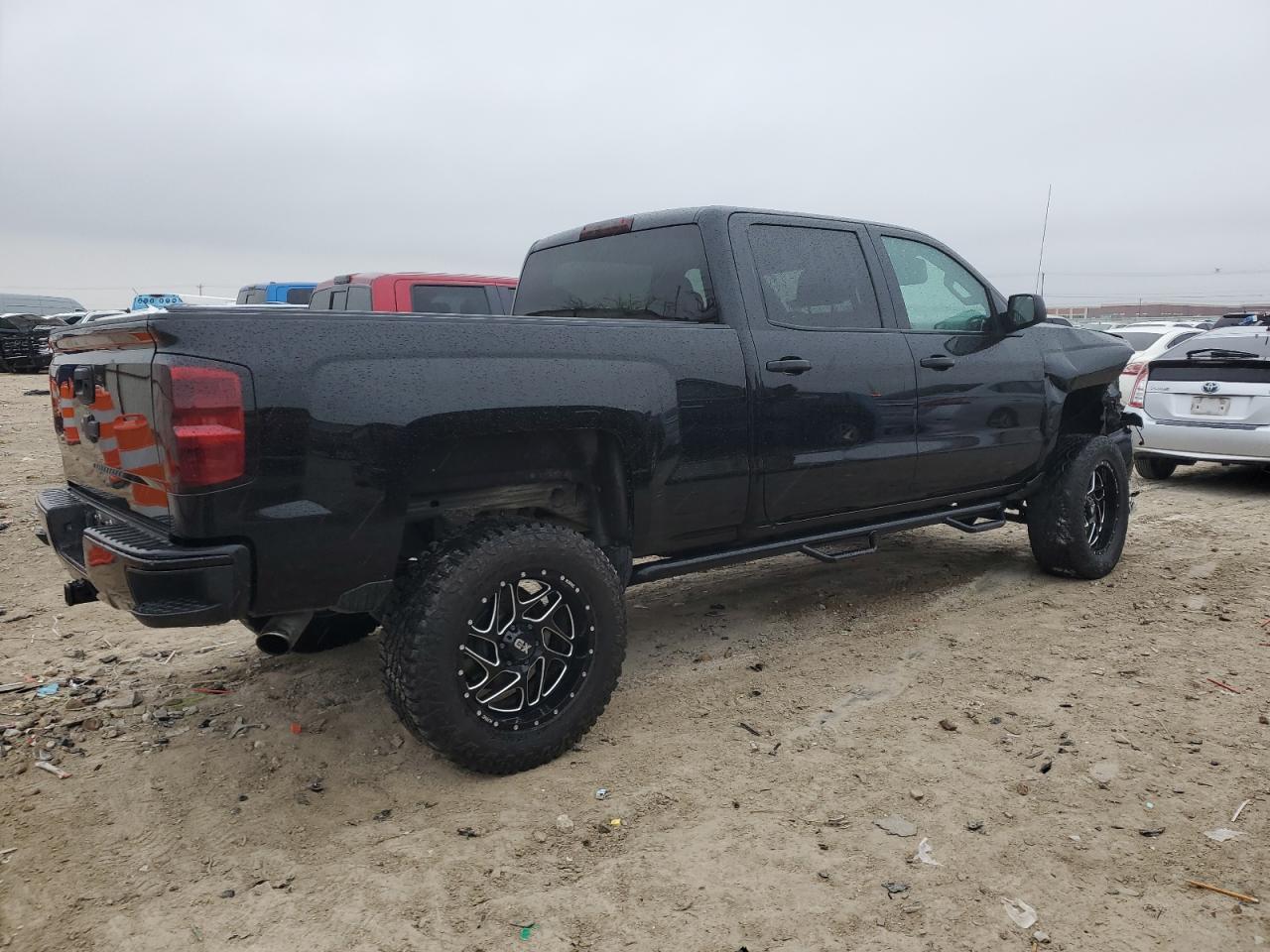 2014 Chevrolet Silverado VIN 3GCUKREC3EG169385 Copart auction photo, front end / minor dent/scratches damage thumbnail 3