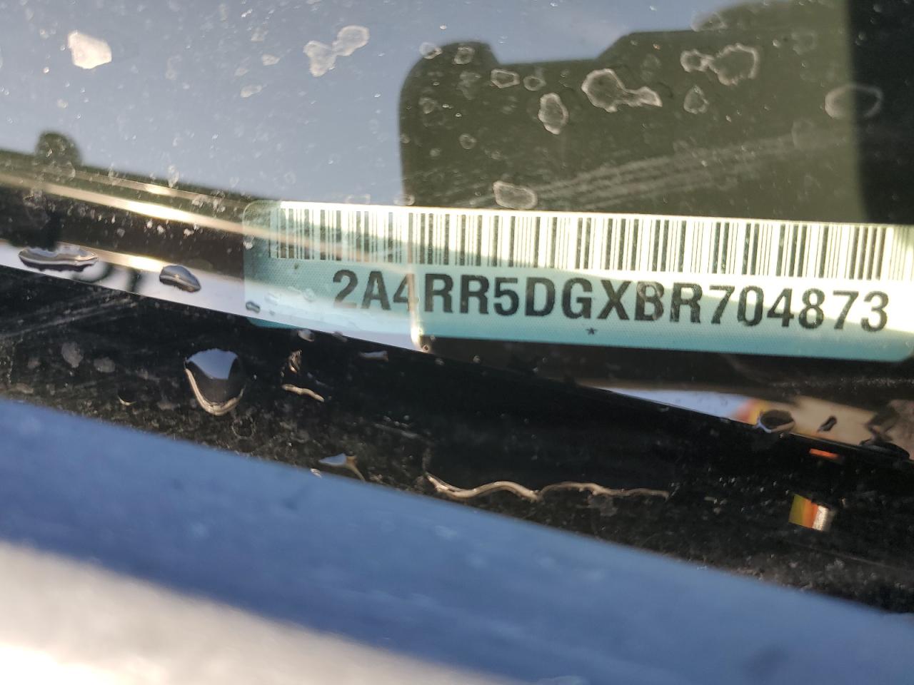 2011 Chrysler Town & Country VIN 2A4RR5DGXBR704873 Copart auction photo, minor dent/scratches damage thumbnail 13