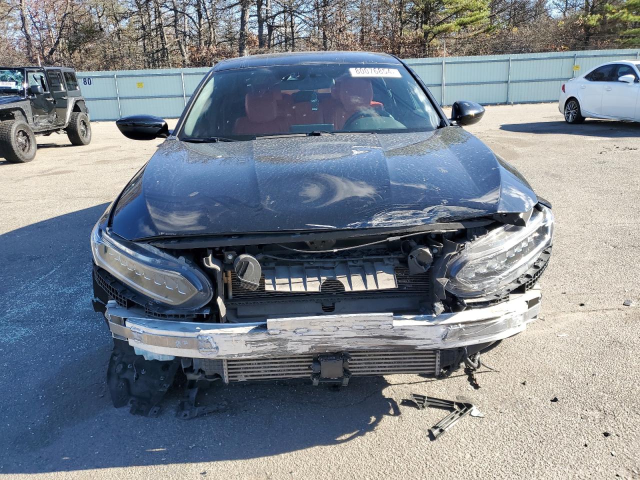 2021 Honda Accord VIN 1HGCV1F36MA038811 Copart auction photo, front end / minor dent/scratches damage thumbnail 5