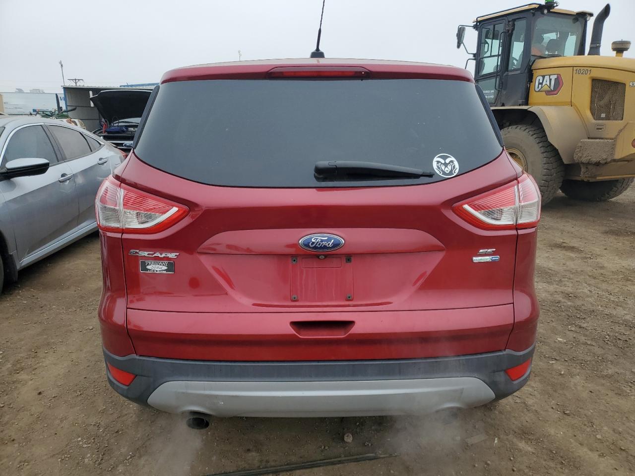 2014 Ford Escape VIN 1FMCU9GX4EUD94316 Copart auction photo, front end / all over damage thumbnail 6