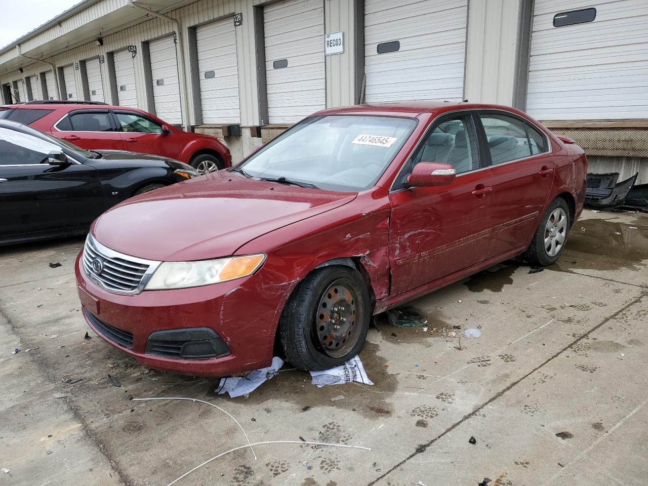 2009 KIA Optima VIN KNAGE228895282092