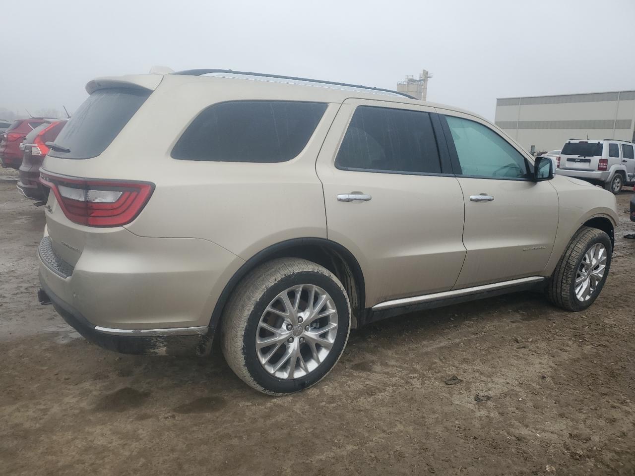 2015 Dodge Durango VIN 1C4RDJEG2FC703324 Copart auction photo, undercarriage / front end damage thumbnail 3