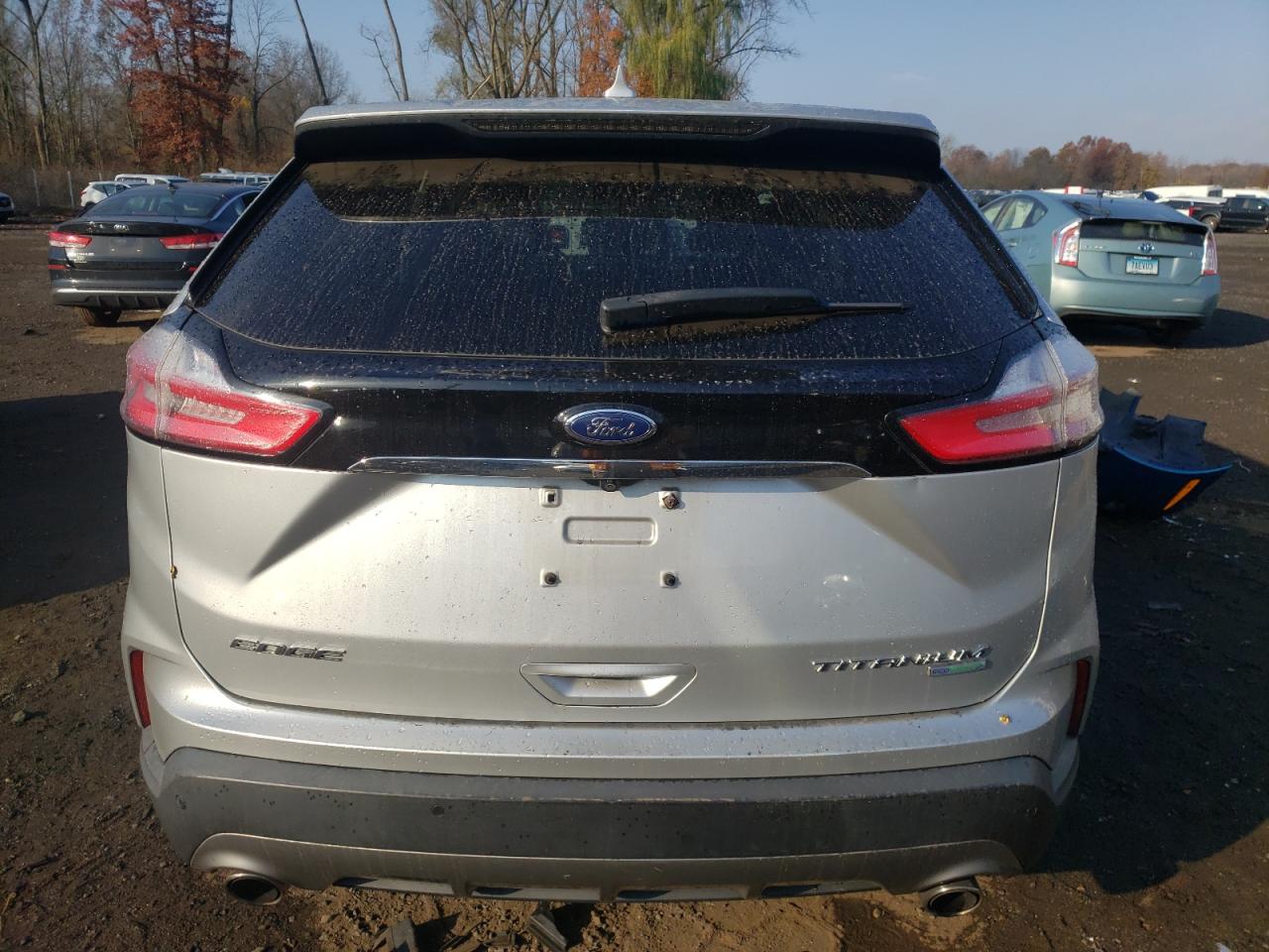 2019 Ford Edge VIN 2FMPK3K97KBB53476 Copart auction photo, side / front end damage thumbnail 6