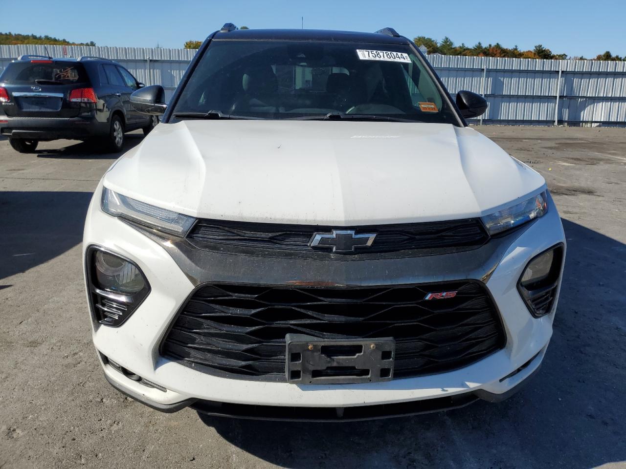 2022 Chevrolet TrailBlazer VIN KL79MUSL0NB062999 Copart auction photo, front end / side damage thumbnail 5