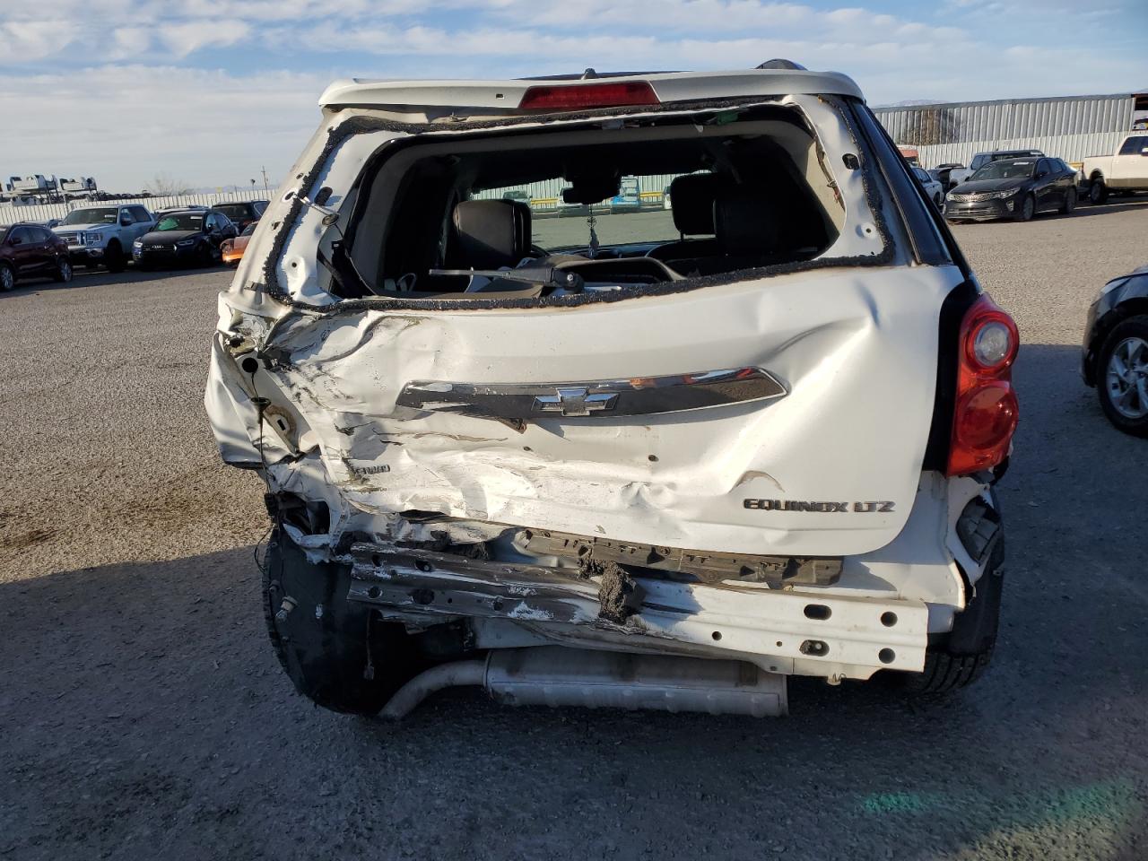 2013 Chevrolet Equinox VIN 2GNFLGEK1D6341450 Copart auction photo, rear end / front end damage thumbnail 6